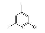2-Chloro-6-iodo-4-methylpyridine结构式
