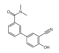 3-(3-cyano-4-hydroxyphenyl)-N,N-dimethylbenzamide Structure