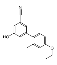 3-(4-ethoxy-2-methylphenyl)-5-hydroxybenzonitrile Structure