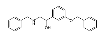 2-benzylamino-1-(3-benzyloxy-phenyl)-ethanol结构式