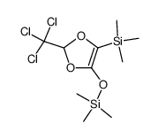 2-(Trichlormethyl)-4-(trimethylsilyloxy)-5-(trimethylsilyl)-1,3-dioxol Structure