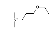 3-ethoxypropyl(trimethyl)azanium Structure