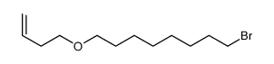 1-bromo-8-but-3-enoxyoctane结构式