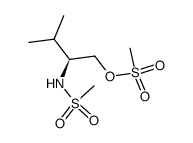 (S)-3-methyl-2-(methylsulfonamido)butyl methanesulfonate Structure