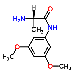 N-(3,5-Dimethoxyphenyl)-L-alaninamide Structure
