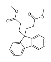 methyl 3-[9-(3-methoxy-3-oxopropyl)fluoren-9-yl]propanoate Structure