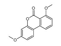 3,7-dimethoxybenzo[c]chromen-6-one结构式