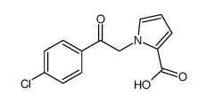 1-[2-(4-chlorophenyl)-2-oxoethyl]-1H-pyrrole-2-carboxylic acid结构式