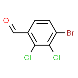 4-溴-2,3-二氯苯甲醛结构式