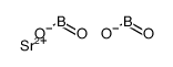 strontium metaborate Structure