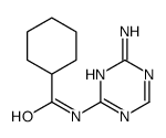 N-(4-amino-1,3,5-triazin-2-yl)cyclohexanecarboxamide结构式