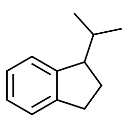 1H-Indene,2,3-dihydro-1-(1-methylethyl)-,(+)-(9CI) Structure