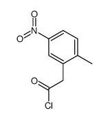 2-(2-methyl-5-nitrophenyl)acetyl chloride结构式