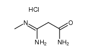 2-Carbamoyl-N-methylacetamidine hydrochloride结构式