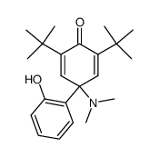 2,6-di-tert-butyl-4-dimethylamino-4-(2-hydroxyphenyl)cyclohexadien-2,5-one Structure