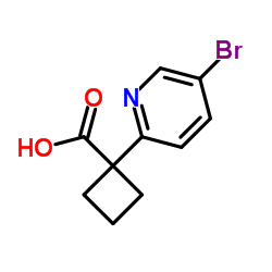 1-(5-bromopyridin-2-yl)cyclobutanecarboxylic acid picture