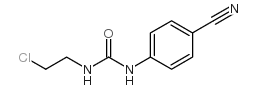 Urea,N-(2-chloroethyl)-N'-(4-cyanophenyl)- Structure