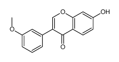 7-hydroxy-3-(3-methoxyphenyl)chromen-4-one结构式