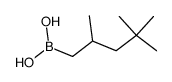(2,4,4-trimethylpentyl)boronic acid Structure