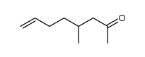 7-Octen-2-one, 4-methyl- (9CI) structure