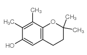 2,2,7,8-tetramethyl-6-chromanol structure