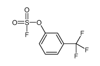 1-fluorosulfonyloxy-3-(trifluoromethyl)benzene结构式