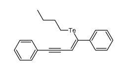 (Z)-1,4-diphenyl-1-buten-3-ynyl 1-butyl telluride Structure