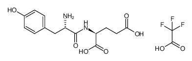 L-Tyr-L-Glu-OH trifluoroacetate Structure