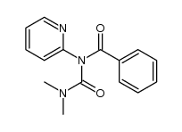 N-(dimethylcarbamoyl)-N-(pyridin-2-yl)benzamide结构式