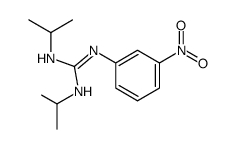 N-(3-nitrophenyl)-N',N''-diisopropylguanidine结构式