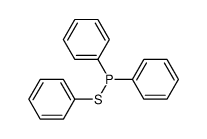 phenylthiodiphenylphosphine结构式