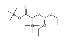 trimethylsilyl 2-diethoxyphosphanylsulfanyl-2-trimethylsilylacetate Structure