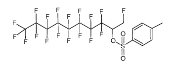 9H,9H,10H,10H-heptadecafluoro-9-(toluene-4-sulfonyloxy)-decane结构式