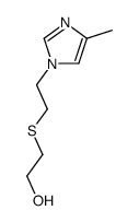 2-[2-(4-methylimidazol-1-yl)ethylsulfanyl]ethanol Structure