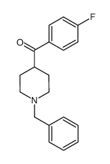 (1-Benzyl-piperidin-4-yl)-(4-fluoro-phenyl)-methanone Structure