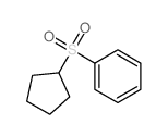 Benzene,(cyclopentylsulfonyl)- Structure