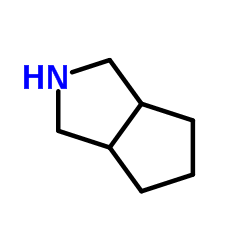 顺式-7-氮杂双环[3.3.0]辛烷结构式