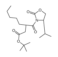 3-(S)-(4-(S)-ISOPROPYL-2-OXO-OXAZOLIDINE-3-CARBONYL)-OCTANOIC ACID TERT-BUTYL ESTER picture