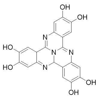 4b1,5,10,15-Tetraazanaphtho[1,2,3-gh]tetraphene-2,3,7,8,12,13-hexaol Structure