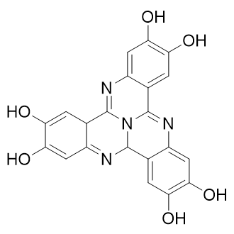 4b1,5,10,15-Tetraazanaphtho[1,2,3-gh]tetraphene-2,3,7,8,12,13-hexaol structure