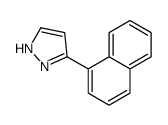 3-(1-naphthyl)-1H-pyrazole(SALTDATA: HCl)结构式