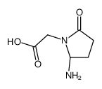 1-Pyrrolidineaceticacid,2-amino-5-oxo-,(S)-(9CI) Structure