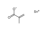 trimethylstannyl 2-methylprop-2-enoate Structure