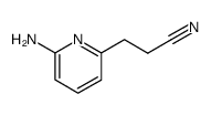 2-Pyridinepropanenitrile,6-amino-(9CI) structure