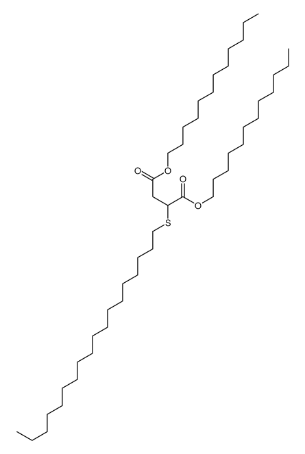 didodecyl 2-octadecylsulfanylbutanedioate结构式