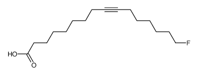 16-Fluor-9-hexadecinsaeure Structure