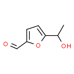 2-Furancarboxaldehyde, 5-(1-hydroxyethyl)- (9CI) structure