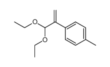 BENZENE, 1-[1-(DIETHOXYMETHYL)ETHENYL]-4-METHYL-结构式