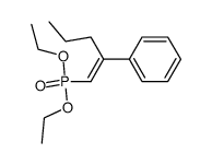 (E)-diethyl (2-phenylpent-1-en-1-yl)phosphonate Structure