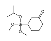 3-[dimethoxy(propan-2-yloxy)silyl]cyclohexan-1-one结构式